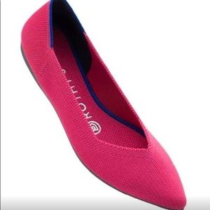 Rothy’s The Point in Hot Pink, size 7.5